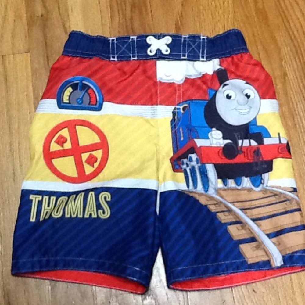 Boy's 4T Thomas Swim Trunks, EUC